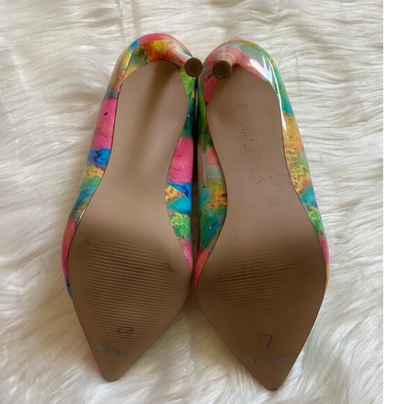 New Women's Steve Madden Tie Dye 4.5" High Heels- Size 6 - Picture 7 of 14